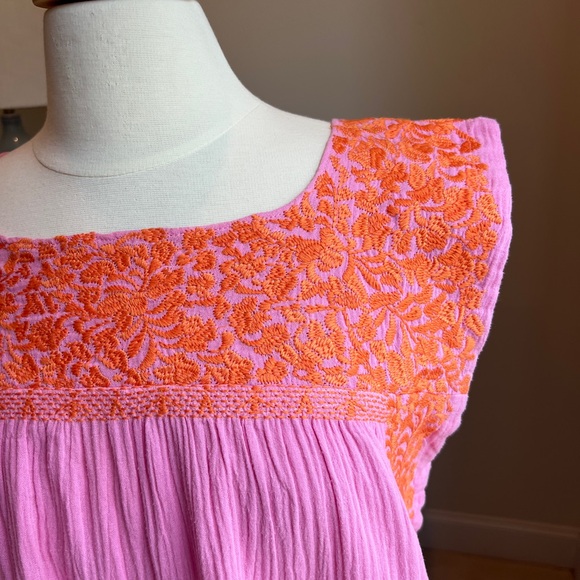 J Marie Womens Medium Embroidered Shift Dress - Picture 2 of 3